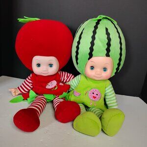 Fruit Head Baby Dolls (2) Apple and Watermelon